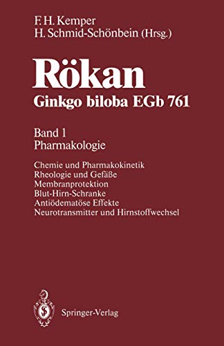 9783540536482: Rkan Ginkgo biloba EGb 761: Band 1: Pharmakologie (German Edition)