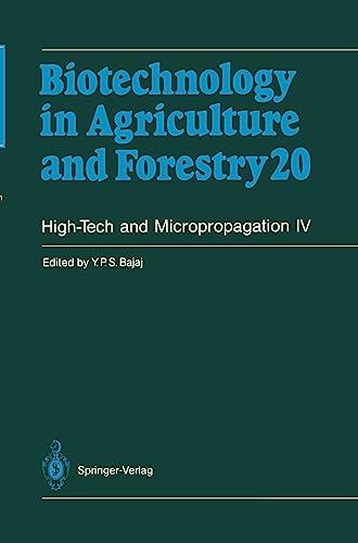 Stock image for High-Tech and Micropropagation IV. Biotechnology in Agriculture and Forestry 20 for sale by Zubal-Books, Since 1961