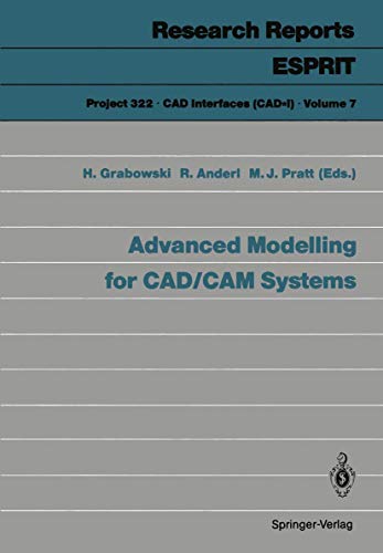 Stock image for Advanced Modelling for CAD/CAM Systems for sale by Kennys Bookshop and Art Galleries Ltd.