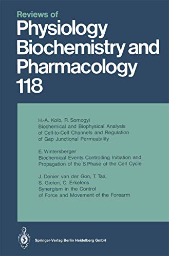 Stock image for Reviews of Physiology, Biochemistry and Pharmacology (Reviews of Physiology, Biochemistry and Pharmacology, 118, Band 118) for sale by medimops