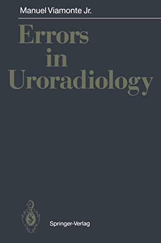 9783540545040: Errors in Uroradiology
