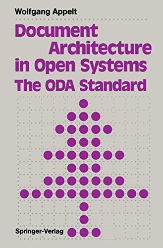 Document architecture in open systems : the ODA standard.,