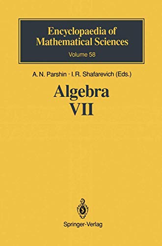 9783540547006: Algebra VII: Combinatorial Group Theory Applications to Geometry (Encyclopaedia of Mathematical Sciences, 58)