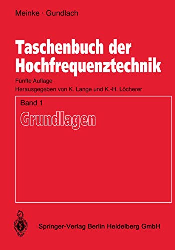 Beispielbild fr Taschenbuch der Hochfrequenztechnik: Band 1: Grundlagen zum Verkauf von medimops