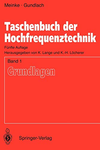 9783540547143: Taschenbuch Der Hochfrequenztechnik: Band 1: Grundlagen