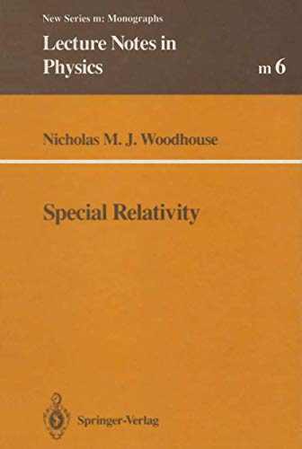 9783540550495: Special Relativity (Lecture Notes in Physics Monographs)