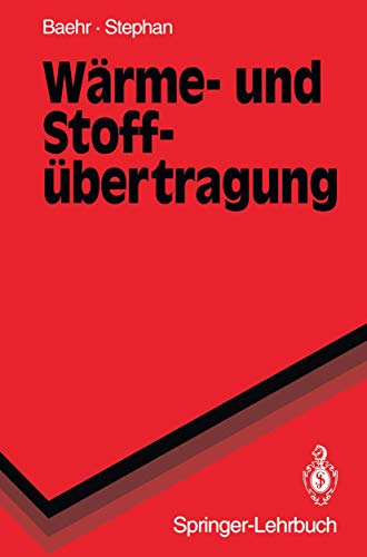 9783540550860: W Rme- Und Stoff Bertragung