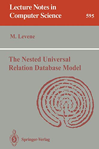 Stock image for The Nested Universal Relation Database Model for sale by Ammareal