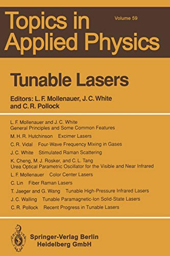 Beispielbild fr Tunable Lasers (Topics in Applied Physics) zum Verkauf von Revaluation Books