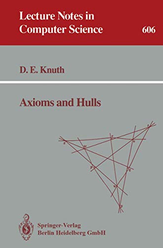 9783540556114: Axioms and Hulls
