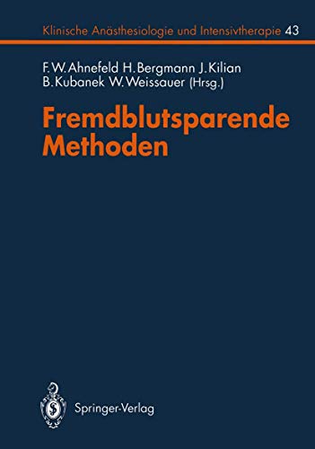 Beispielbild fr Fremdblutsparende Methoden. zum Verkauf von Antiquariat Bcherkeller