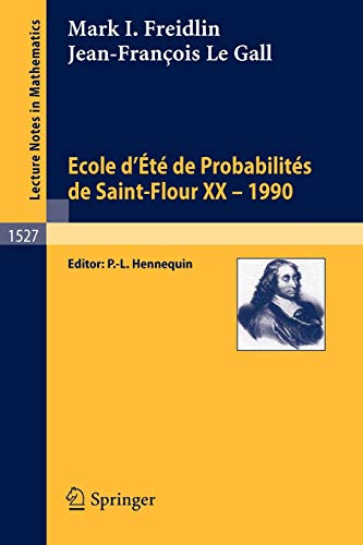 Imagen de archivo de Ecole d'Ete de Probabilites de Saint-Flour XX - 1990 a la venta por Chiron Media