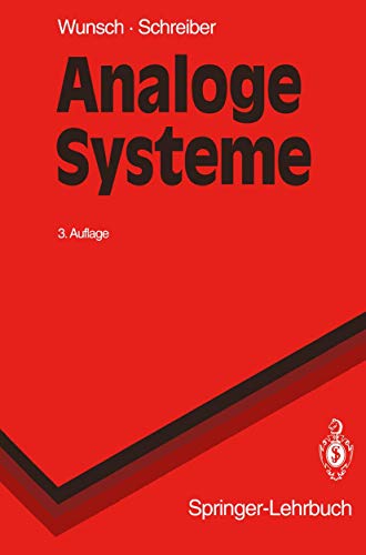 9783540562993: Analoge Systeme: Grundlagen (Springer-Lehrbuch)
