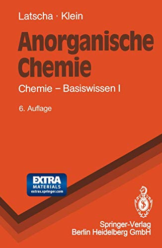 9783540563907: Anorganische Chemie: Chemie-Basiswissen I (Springer-Lehrbuch) (German Edition)