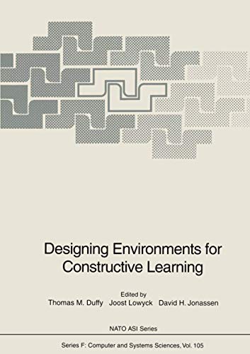 Stock image for Designing Environments for Constructive Learning for sale by Foliobooks