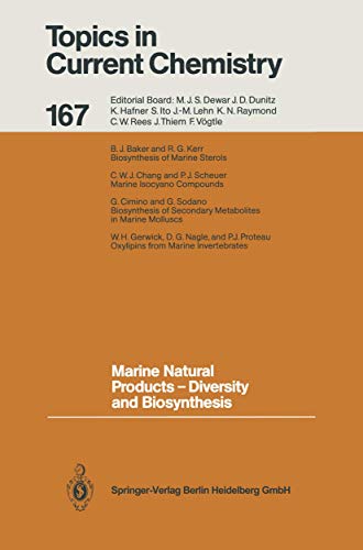 Beispielbild fr Marine Natural Products - Diversity and Biosynthesis (Topics in Current Chemistry, 167) zum Verkauf von Zubal-Books, Since 1961