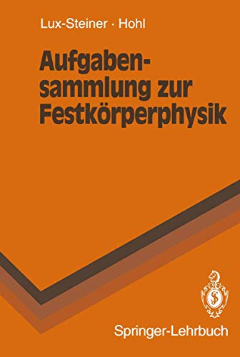 9783540568131: Aufgabensammlung zur Festkrperphysik (Springer-Lehrbuch) (German Edition)