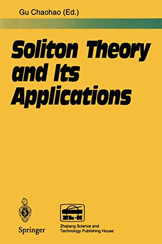 Beispielbild fr Soliton Theory and Its Applications zum Verkauf von Buchpark