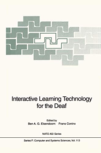 Beispielbild fr Interactive Learning Technology for the Deaf zum Verkauf von Buchpark