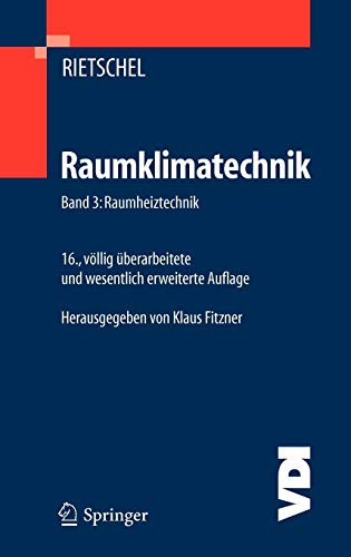 9783540571803: Raumluftechnik: Band 3 : Raumheiztechnik