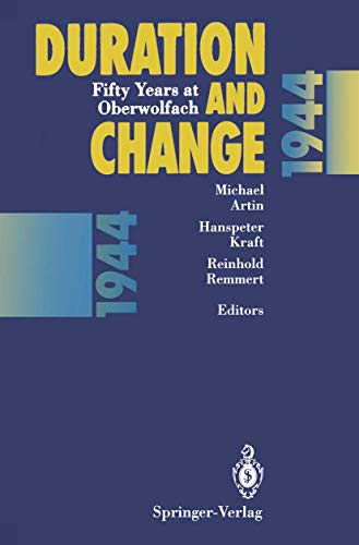 9783540572145: Duration and Change: Fifty Years at Oberwolfach