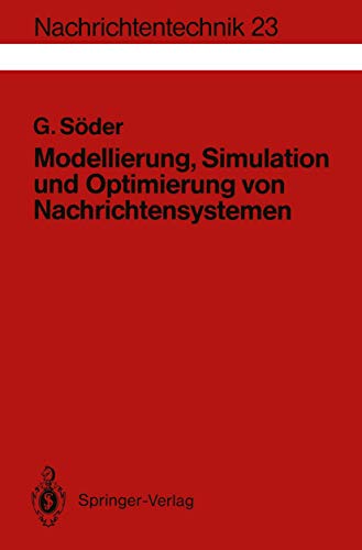 9783540572152: Modellierung, Simulation und Optimierung von Nachrichtensystemen: 23