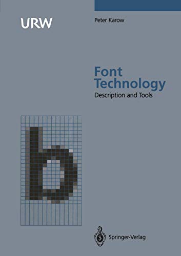 Beispielbild fr Font Technology: Methods and Tools zum Verkauf von Buchpark