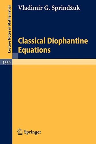 Stock image for Classical Diophantine Equations for sale by Chiron Media