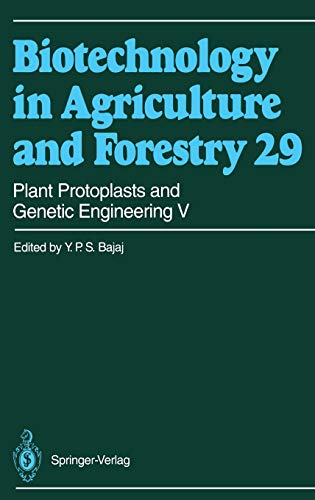 Stock image for Plant Protoplasts and Genetic Engineering V (Biotechnology in Agriculture and Forestry 29) for sale by Zubal-Books, Since 1961