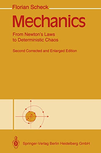 Beispielbild fr Mechanics: From Newton's laws to deterministic chaos zum Verkauf von HPB-Red