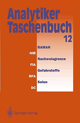 9783540577546: Analytiker-Taschenbuch