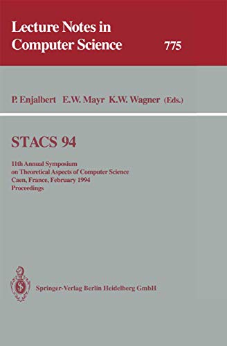 STACS 94 - Enjalbert, Patrice|Mayr, Ernst W.|Wagner, Klaus W.