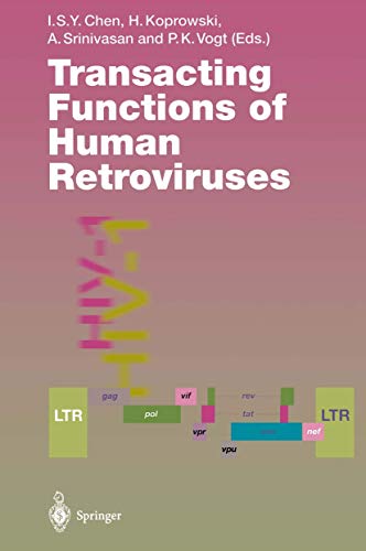 Stock image for Transacting Functions of Human Retroviruses (Current Topics in Microbiology and Immunology. Volume 193) for sale by Zubal-Books, Since 1961