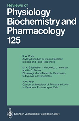 Stock image for Reviews of Physiology, Biochemistry and Pharmacology 125 for sale by Plum Books