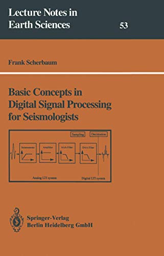 Beispielbild fr Basic Concepts in Digital Signal Processing for Seismologists zum Verkauf von Buchpark
