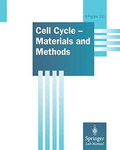 Beispielbild fr CELL CYCLE- MATERIALS AND METHODS. zum Verkauf von Cambridge Rare Books