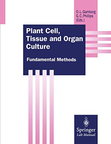9783540580683: Plant Cell, Tissue and Organ Culture: Fundamental Methods (Springer Lab Manuals)