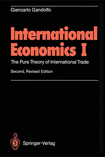 9783540581338: International Economics I: The Pure Theory of International Trade
