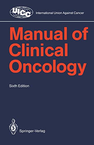 Beispielbild fr Manual of Clinical Oncology zum Verkauf von Ammareal