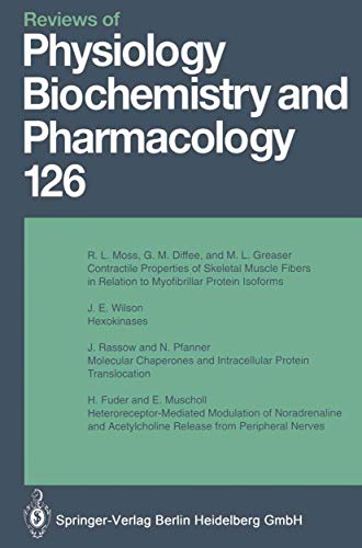 Revs Physiology Biochem & Pharm (9783540584773) by Mordecai P. Blaustein