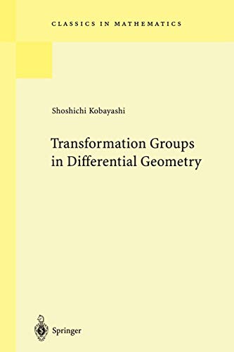 Imagen de archivo de Transformation Groups in Differential Geometry (Classics in Mathematics) a la venta por GoldenWavesOfBooks