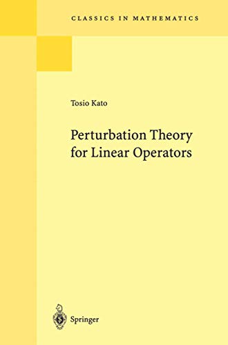 Imagen de archivo de Perturbation Theory for Linear Operators a la venta por Blackwell's