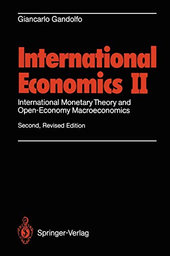 9783540586876: International Economics II: International Monetary Theory and Open-Economy Macroeconomics