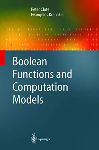 Boolean Functions And Computation Models