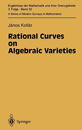 Imagen de archivo de Rational Curves On Algebraic Varieties a la venta por Romtrade Corp.
