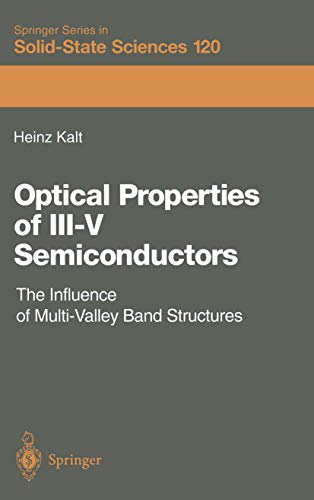 Beispielbild fr Optical Properties of III-V Semiconductors : The Influence of Multi-Valley Band Structures zum Verkauf von Buchpark