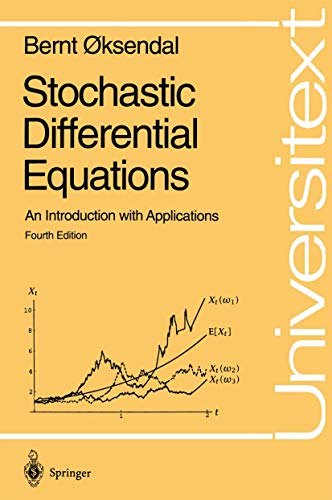 Beispielbild fr Stochastic Differential Equations: An Introduction With Applications zum Verkauf von Anybook.com