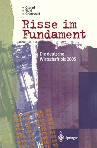 Risse im Fundament: Die deutsche Wirtschaft bis 2005 (German Edition) (9783540603023) by Ottnad, Adrian; Wahl, Stefanie; GrÃ¼newald, Reinhard