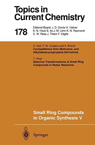 Stock image for Small Ring Compounds in Organic Synthesis V for sale by Buchpark