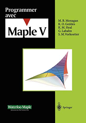 Imagen de archivo de Programmer avec Maple V a la venta por Ammareal